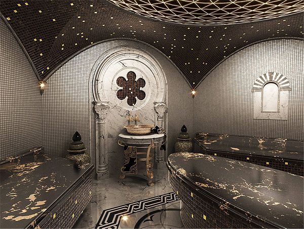 تنفيذ ديكور الحمامات المغربية في دبي Moroccan Bathroom Decor in Dubai