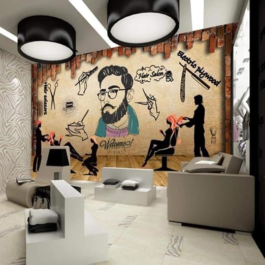 ديكور صالون حلاقة رجالي في دبي Men’s Hair Salon Decor in Dubai