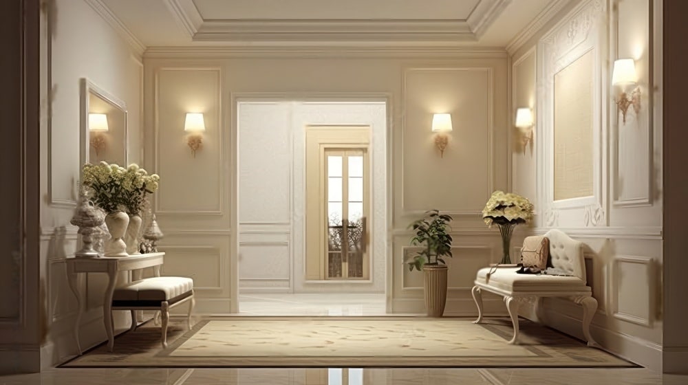 ديكور مداخل و ممرات في دبي Entrance and Hallway Decor in Dubai