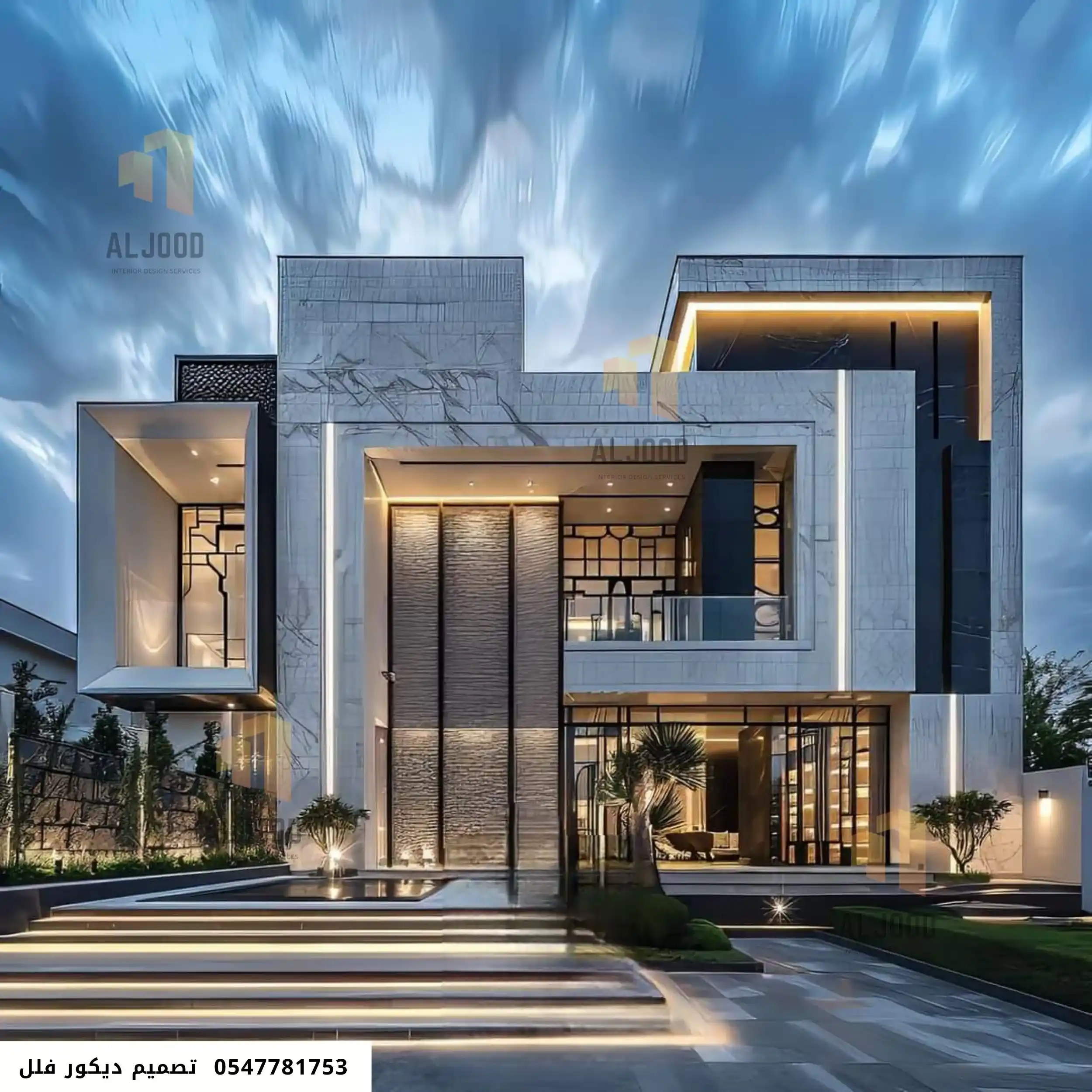 شركة تصميم واجهات فلل
